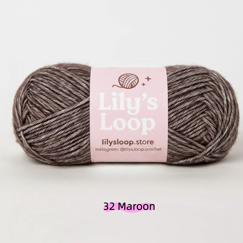 Cool Celadon CloudSoft Fine Baby Blend Cotton Yarn（50g/130m) – crochet yarn by Lily's Loop