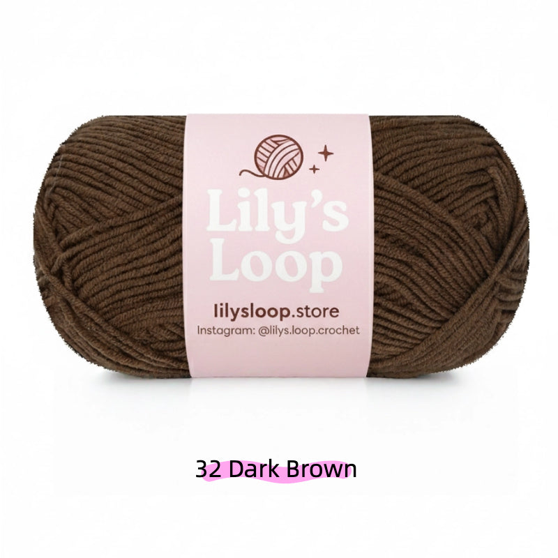 Wheat-colored Premium 4-Ply Milk Cotton Yarn(40g / 130m) – milk cotton yarn for amigurumi