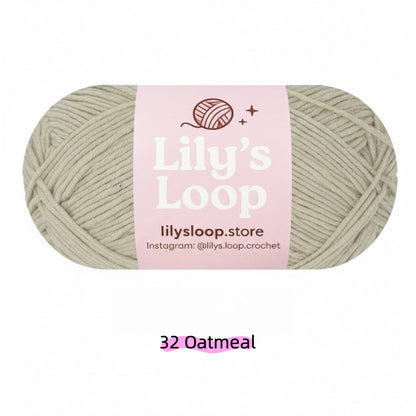 Taupe Premium 5-Ply Milk Cotton Yarn(100g/194m) – milk cotton yarn for amigurumi
