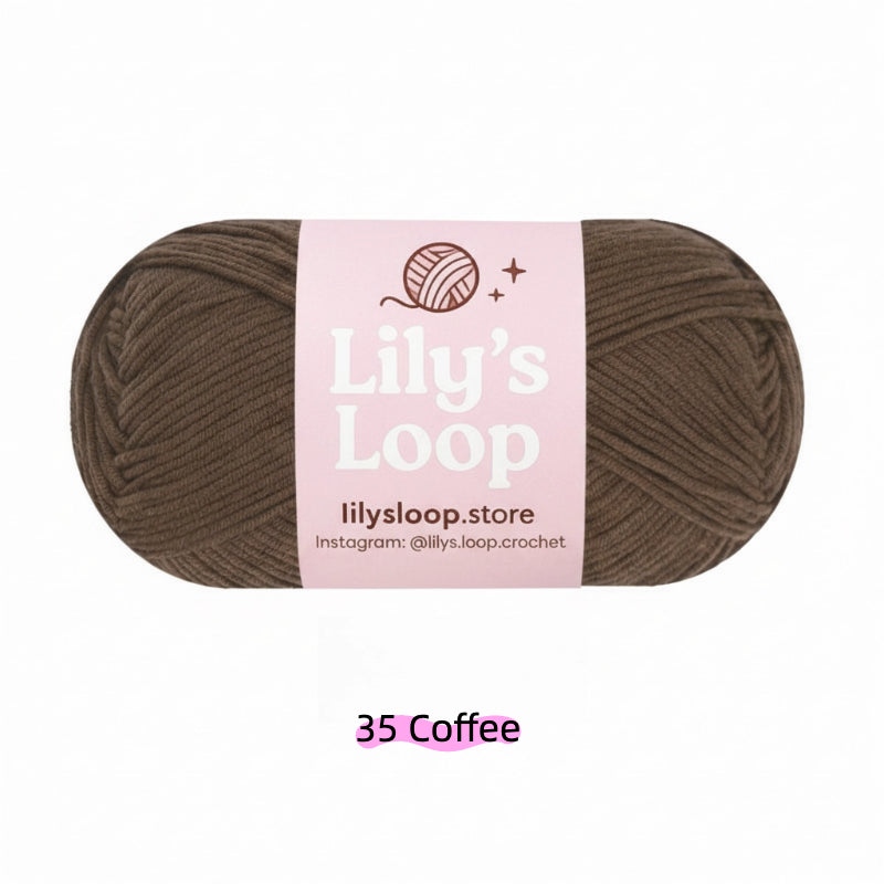 Pastel Purple Premium 5-Ply Milk Cotton Yarn(100g/194m) – milk cotton yarn for amigurumi