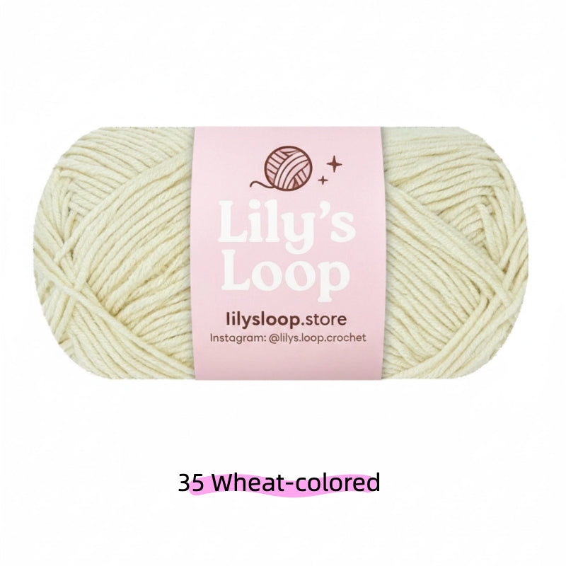 Orange Premium 4-Ply Milk Cotton Yarn(40g / 130m) – milk cotton yarn for amigurumi