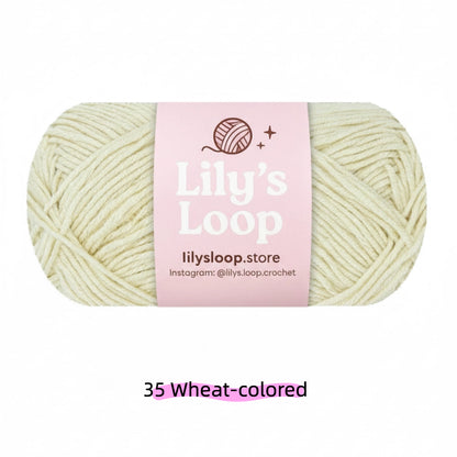 Orange Premium 4-Ply Milk Cotton Yarn(40g / 130m) – milk cotton yarn for amigurumi