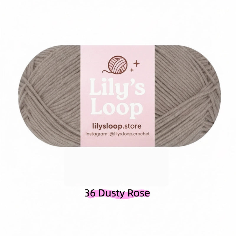 Purple Premium 5-Ply Milk Cotton Yarn(100g/194m) – milk cotton yarn for amigurumi