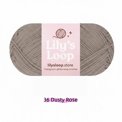 Purple Premium 5-Ply Milk Cotton Yarn(100g/194m) – milk cotton yarn for amigurumi