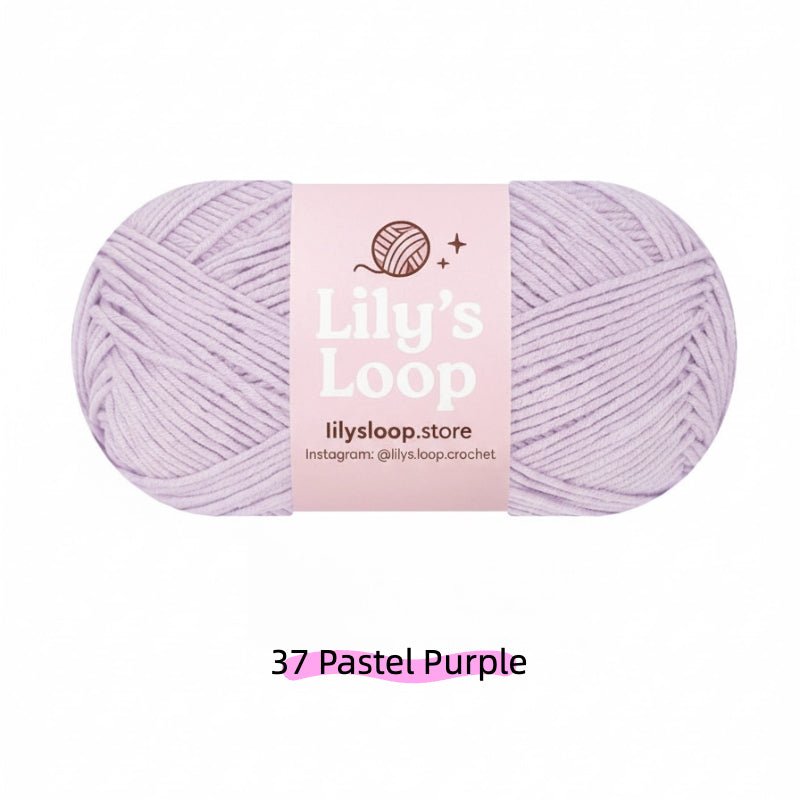 Purple-Red Premium 5-Ply Milk Cotton Yarn(100g/194m) – milk cotton yarn for amigurumi