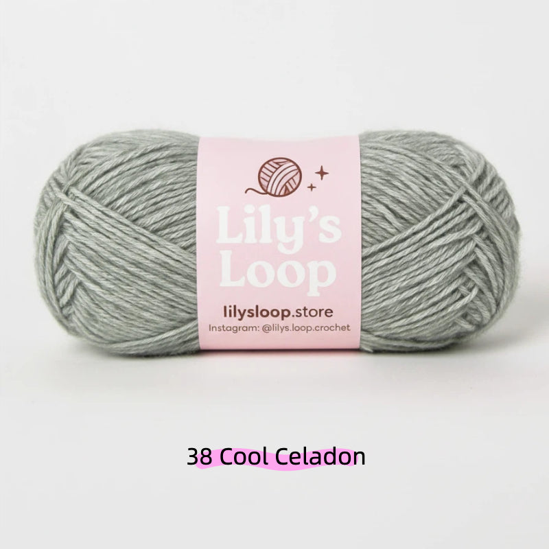 Azure CloudSoft Fine Baby Blend Cotton Yarn（50g/130m) – crochet yarn by Lily's Loop
