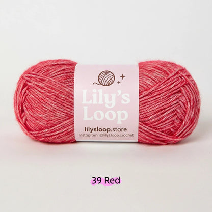 White Black CloudSoft Fine Baby Blend Cotton Yarn（50g/130m) – crochet yarn by Lily's Loop