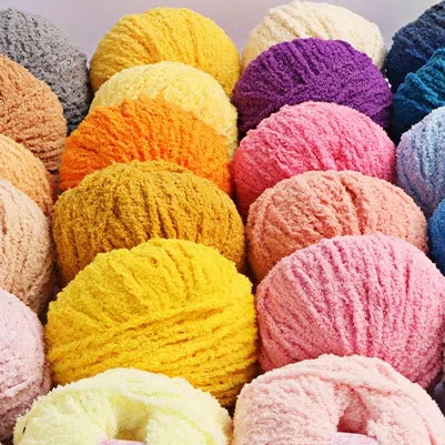 Softy 3mm Plush Yarn in 53 vivid colors – colorful velvet yarn balls for crochet and amigurumi