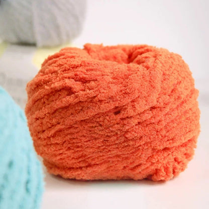 Warm Plush Nature Palette Velvet Yarn (50g/80m) yarn balls in multiple colors