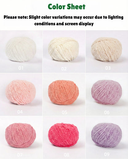 Moderate Pink Softy 3mm Plush Yarn (50g/76m) – soft velvet yarn for amigurumi
