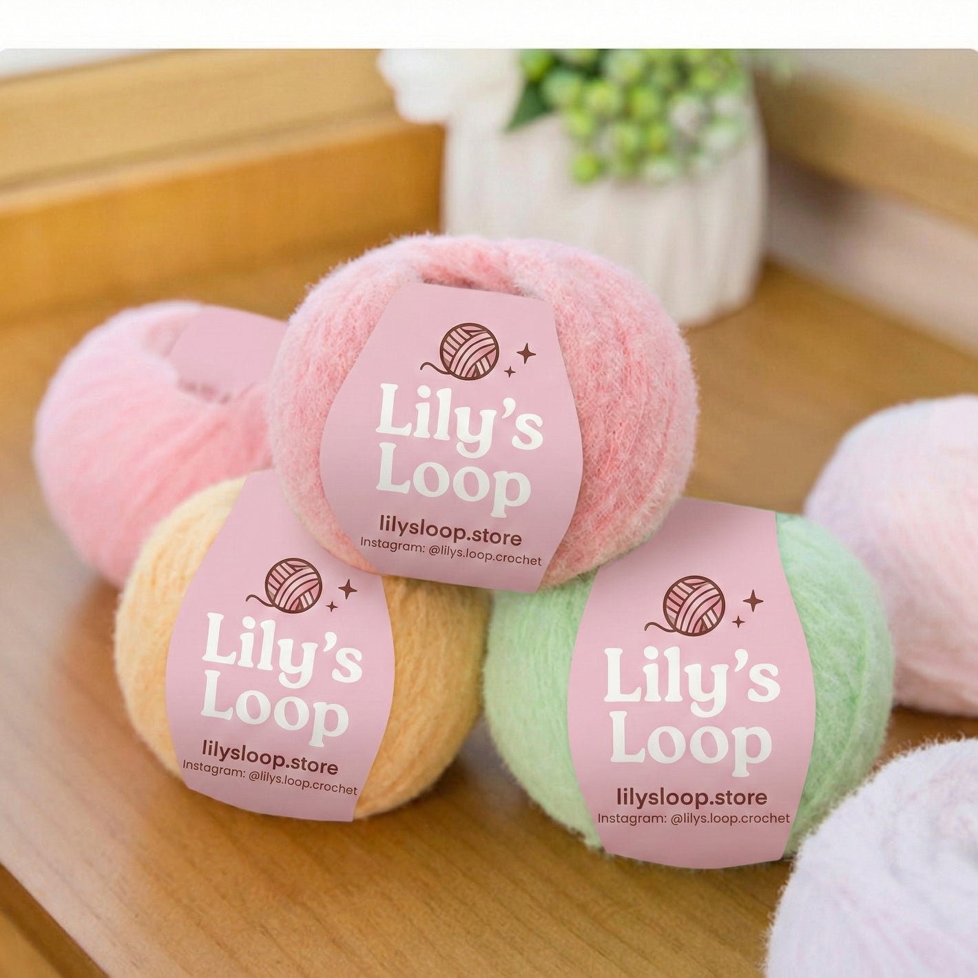 Mochi Super Fine Soft Yarn (50g/145m) by Lily's Loop – soft crochet yarn ball