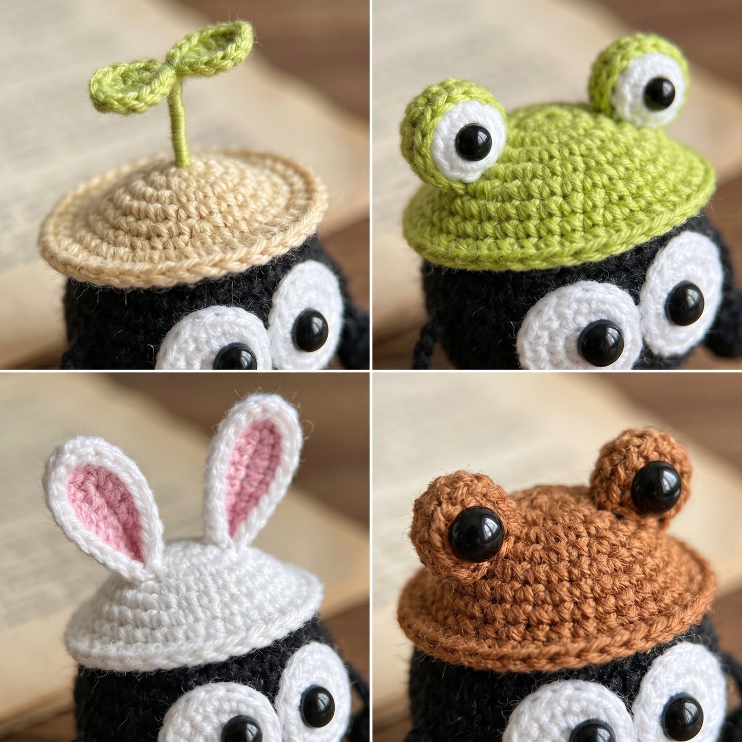 DIY Kit Sooty Squad Amigurumi Collection Crochet Kit