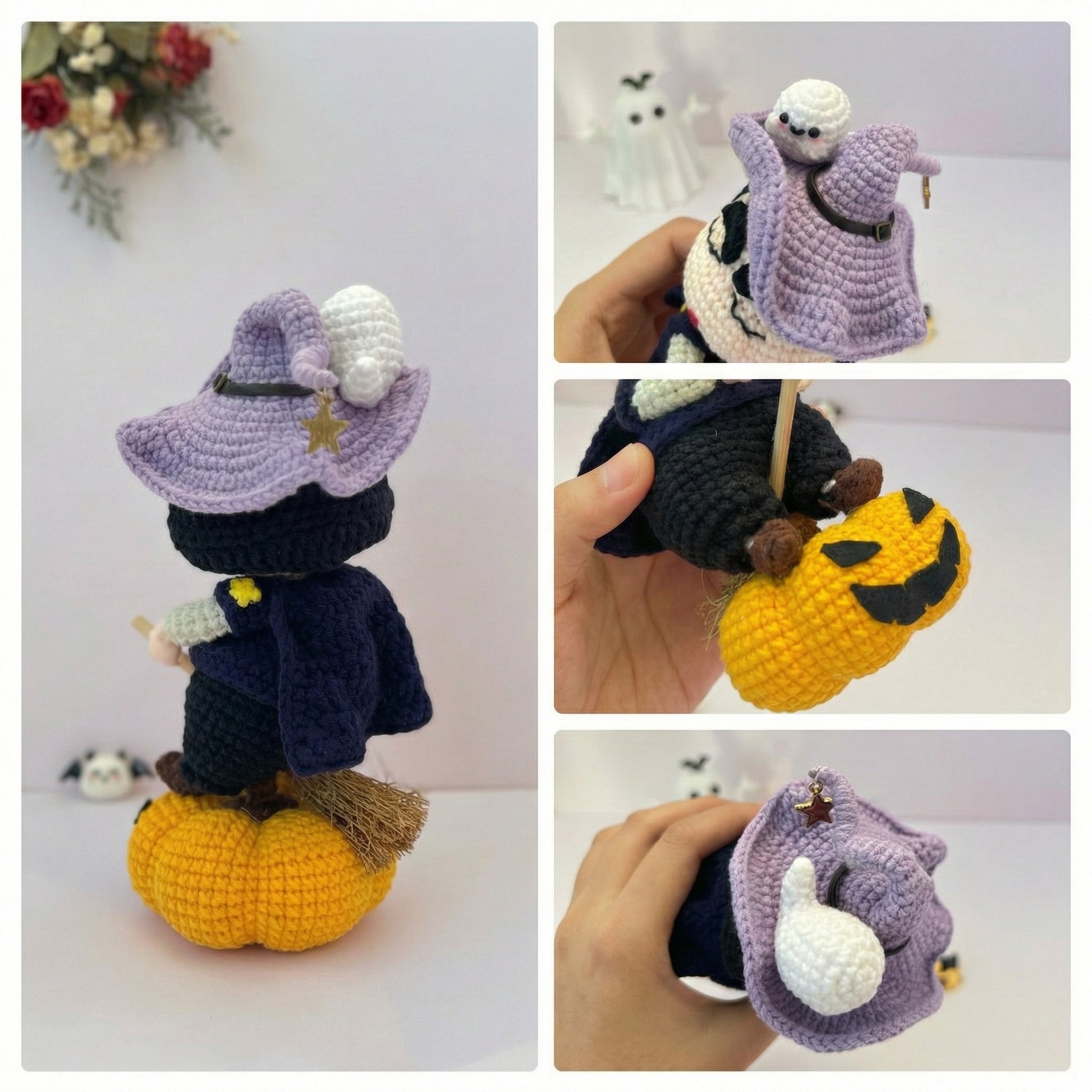 The "Cheeky Anime Boy" Amigurumi Collection DIY Crochet Kit (Intermediate Level) – finished amigurumi example