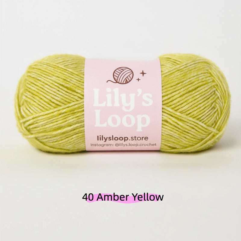 Golden Yellow CloudSoft Fine Baby Blend Cotton Yarn（50g/130m) – crochet yarn by Lily's Loop
