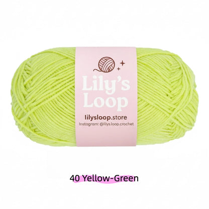 Sakura Pink Premium 4-Ply Milk Cotton Yarn(40g / 130m) – milk cotton yarn for amigurumi