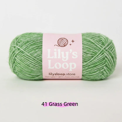 Goose Yellow CloudSoft Fine Baby Blend Cotton Yarn（50g/130m) – crochet yarn by Lily's Loop