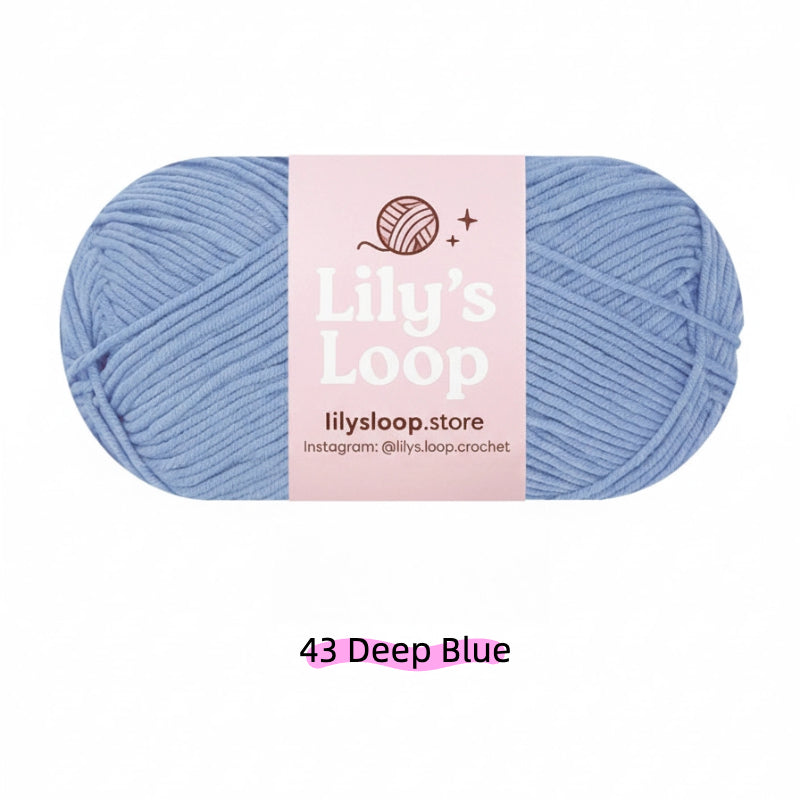 Latte Premium 5-Ply Milk Cotton Yarn(100g/194m) – milk cotton yarn for amigurumi
