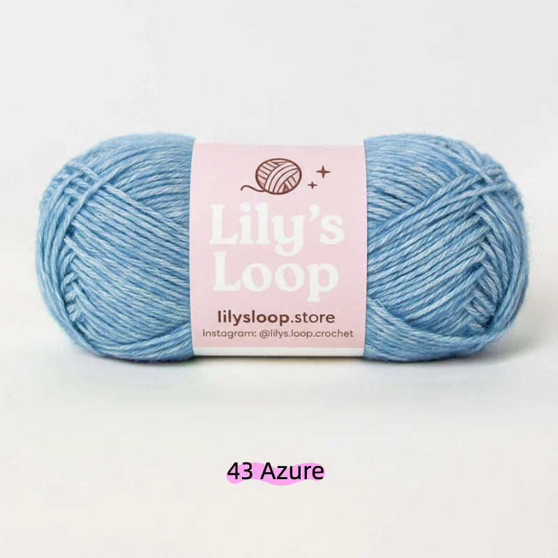 Date Red CloudSoft Fine Baby Blend Cotton Yarn（50g/130m) – crochet yarn by Lily's Loop