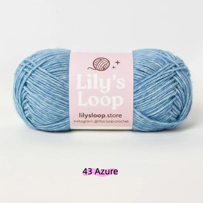 Date Red CloudSoft Fine Baby Blend Cotton Yarn（50g/130m) – crochet yarn by Lily's Loop