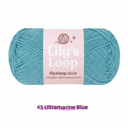 Fall Yellow Premium 4-Ply Milk Cotton Yarn(40g / 130m) – milk cotton yarn for amigurumi