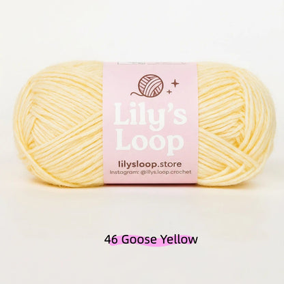 Pea Green CloudSoft Fine Baby Blend Cotton Yarn（50g/130m) – crochet yarn by Lily's Loop