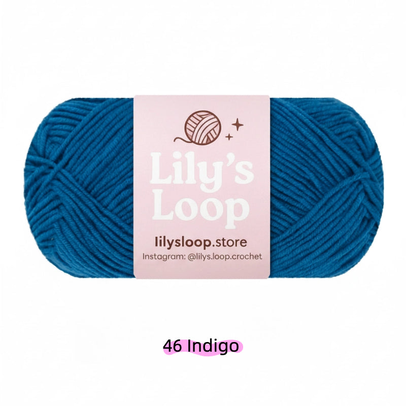 Dark Purple Premium 4-Ply Milk Cotton Yarn(40g / 130m) – milk cotton yarn for amigurumi