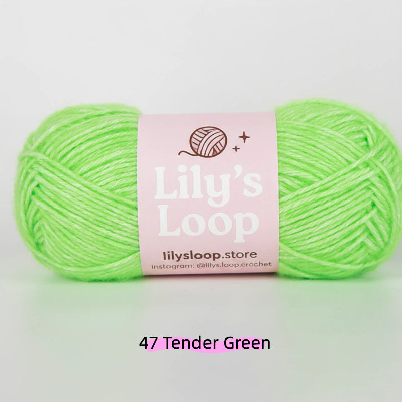 Ash Pink CloudSoft Fine Baby Blend Cotton Yarn（50g/130m) – crochet yarn by Lily's Loop