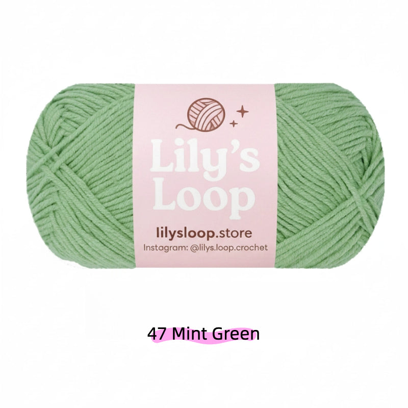Dark Red Premium 4-Ply Milk Cotton Yarn(40g / 130m) – milk cotton yarn for amigurumi