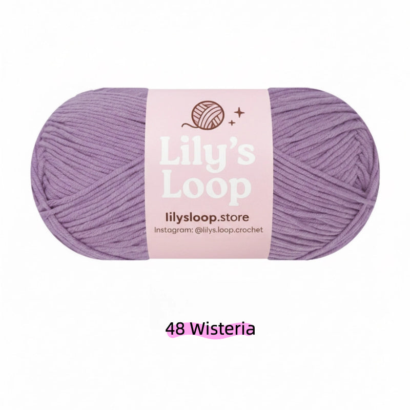 Light Blue Premium 5-Ply Milk Cotton Yarn(100g/194m) – milk cotton yarn for amigurumi