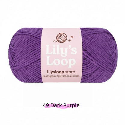 Peach Pink Premium 4-Ply Milk Cotton Yarn(40g / 130m) – milk cotton yarn for amigurumi