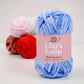 CloudVelvet Chenille Yarn (100g) Super Bulky color chart showing all available shades