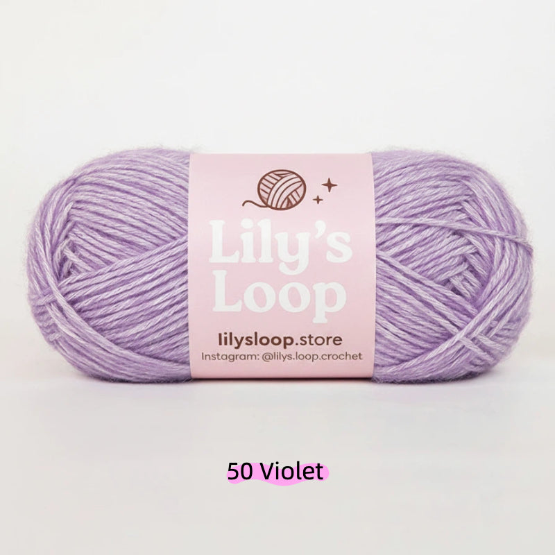 CloudSoft Fine Baby Blend Cotton Yarn（50g/130m) – soft crochet yarn by Lily's Loop