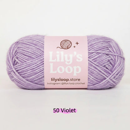 CloudSoft Fine Baby Blend Cotton Yarn（50g/130m) – soft crochet yarn by Lily's Loop