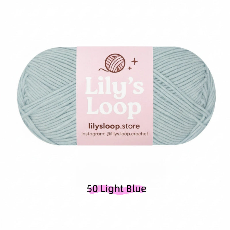Light Bud Green Premium 5-Ply Milk Cotton Yarn(100g/194m) – milk cotton yarn for amigurumi