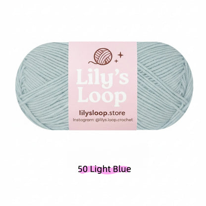 Light Bud Green Premium 5-Ply Milk Cotton Yarn(100g/194m) – milk cotton yarn for amigurumi
