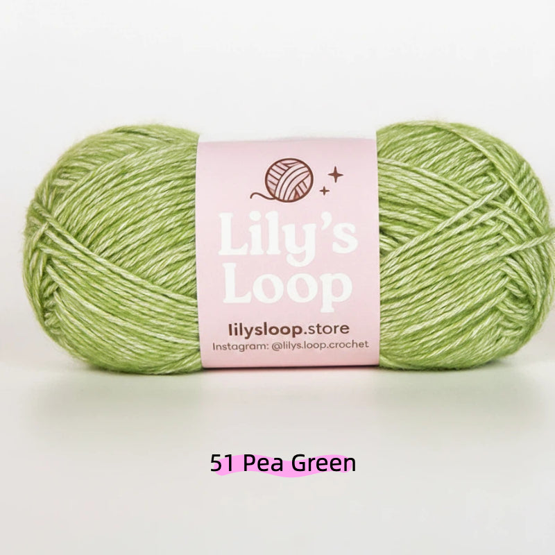 CloudSoft Fine Baby Blend Cotton Yarn（50g/130m) – soft crochet yarn by Lily's Loop