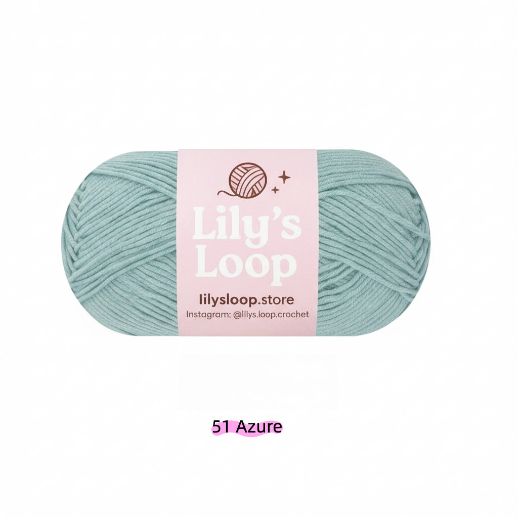 Pastel Yellow Premium 5-Ply Milk Cotton Yarn(100g/194m) – milk cotton yarn for amigurumi