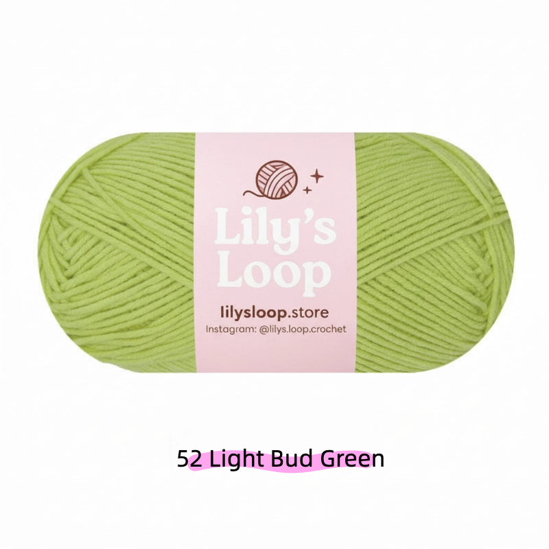 Christmas Green Premium 5-Ply Milk Cotton Yarn(100g/194m) – milk cotton yarn for amigurumi