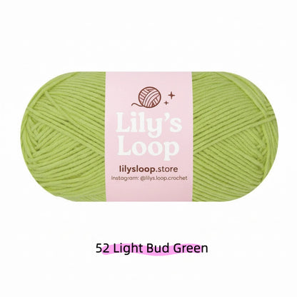 Christmas Green Premium 5-Ply Milk Cotton Yarn(100g/194m) – milk cotton yarn for amigurumi
