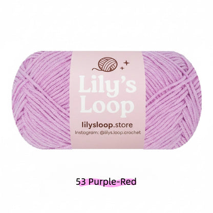 Pale Lilac Premium 4-Ply Milk Cotton Yarn(40g / 130m) – milk cotton yarn for amigurumi
