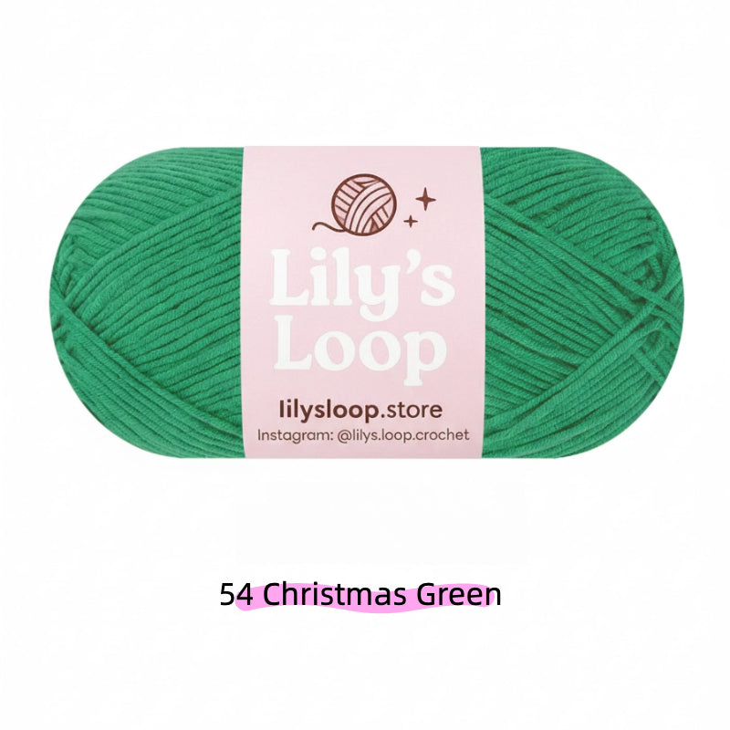 Forest Green Premium 5-Ply Milk Cotton Yarn(100g/194m) – milk cotton yarn for amigurumi