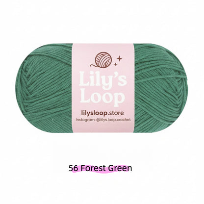 Misty Blue Premium 5-Ply Milk Cotton Yarn(100g/194m) – milk cotton yarn for amigurumi