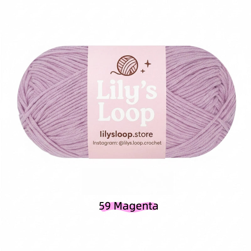 Premium 5-Ply Milk Cotton Yarn(100g/194m) – milk cotton yarn for amigurumi