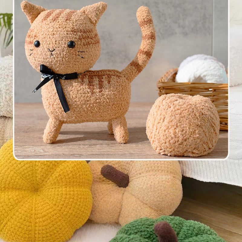 Warm Plush Nature Palette Velvet Yarn (50g/80m) color chart showing all available shades