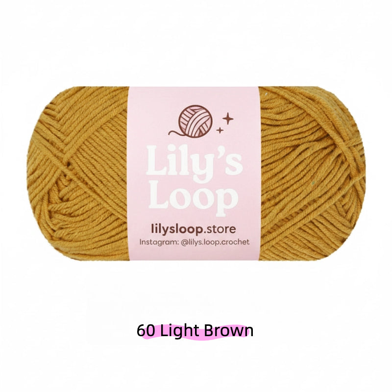 Pastel Yellow Premium 4-Ply Milk Cotton Yarn(40g / 130m) – milk cotton yarn for amigurumi