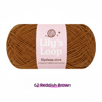 Muted Pink Premium 4-Ply Milk Cotton Yarn(40g / 130m) – milk cotton yarn for amigurumi