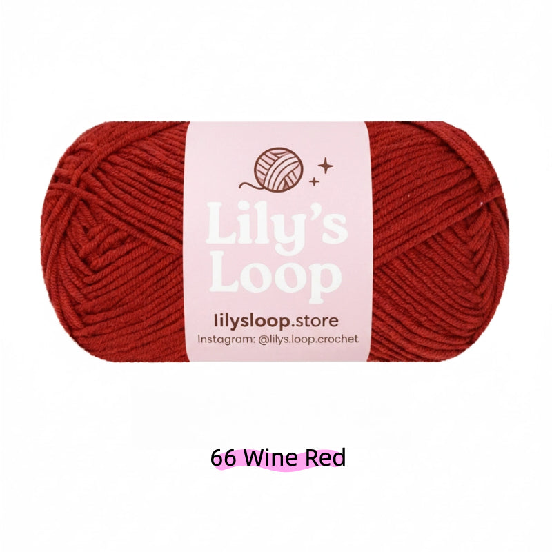 Premium 4-Ply Milk Cotton Yarn(40g / 130m) – milk cotton yarn for amigurumi