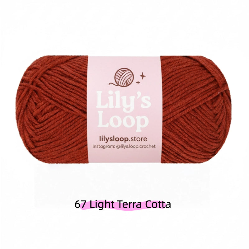 Premium 4-Ply Milk Cotton Yarn(40g / 130m) – milk cotton yarn for amigurumi