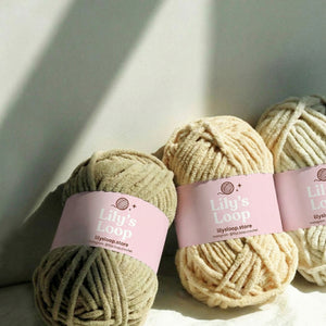 Sweet Chunky Chenille Yarn (100g) 5mm color chart showing all available shades