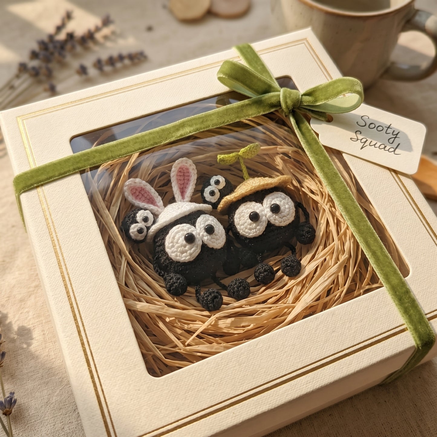 DIY Kit Sooty Squad Amigurumi Collection Crochet Kit